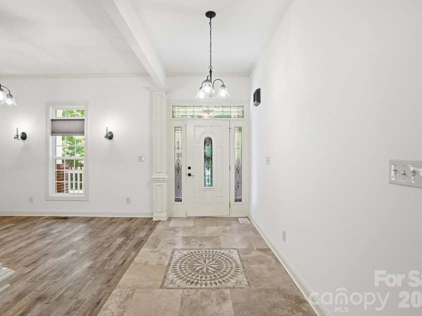 2043 Standing Timber Road, Lancaster, SC 29720.  MLS# CAR4355807, YatesRealty ID 25994. Entry with dining room to the left