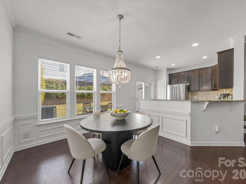 2419 Diplomat Lane, Charlotte, NC 28210.  MLS# CAR4361869, YatesRealty ID 26003. Dining Area