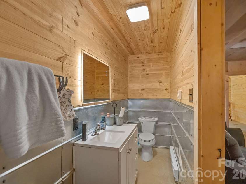 2151 Brown Chapel Road, Catawba, NC 28609.  MLS# CAR4375551, YatesRealty ID 26005. Barn suite bathroom with shower.
