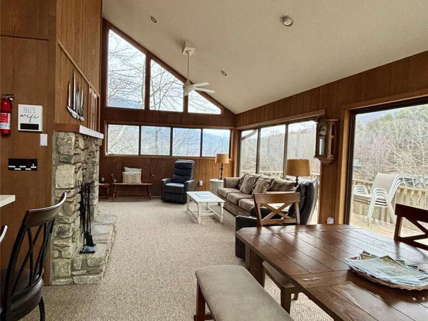 222 West Lake Drive, Lake Lure, NC 28746.  MLS# CAR4294335, YatesRealty ID 2601. Main Level
