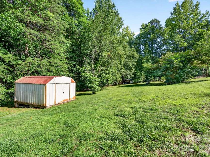 388 Chinquapin Lane, Mt Ulla, NC 28125.  MLS# CAR4344888, YatesRealty ID 2601. Storage shed