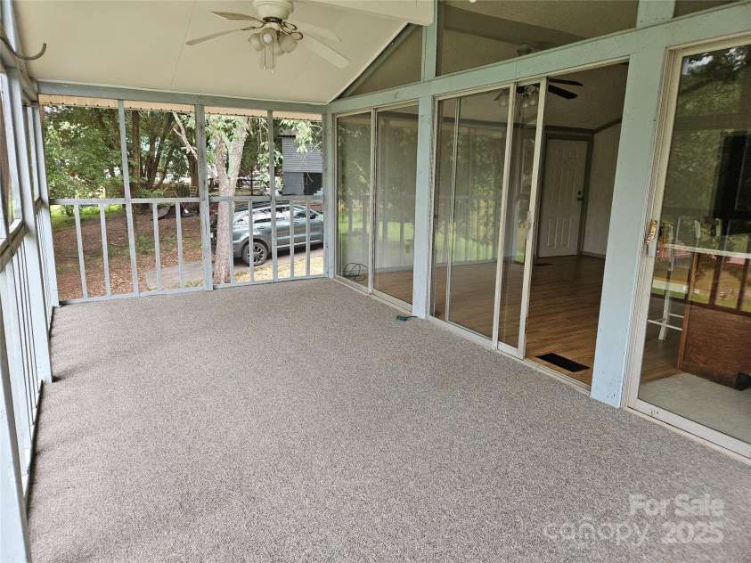 6813 Navajo Trail, Sherrills Ford, NC 28673.  MLS# CAR4253996, YatesRealty ID 26022. Screened In Porch