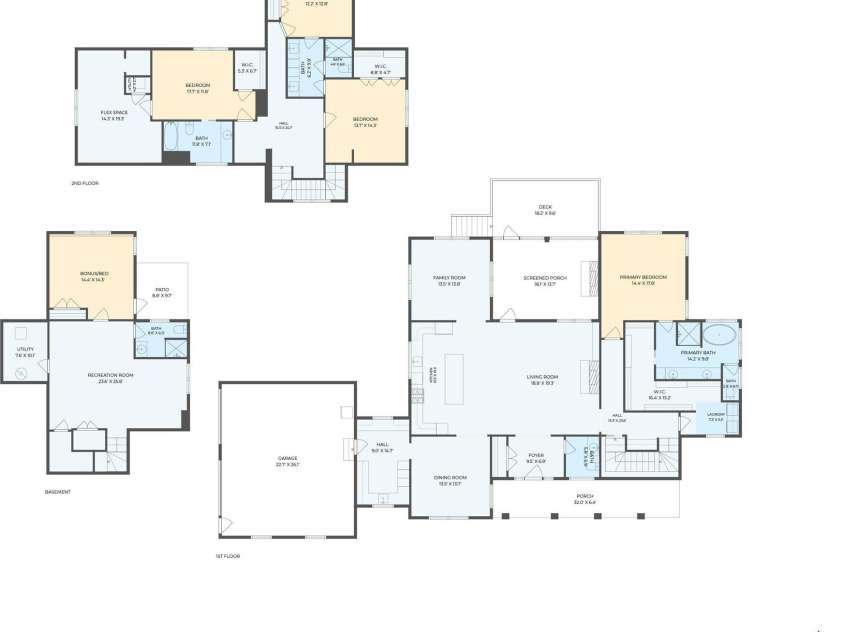 30 Water Hill Way, Fletcher, NC 28732.  MLS# CAR4386602, YatesRealty ID 26023. Floor Plan