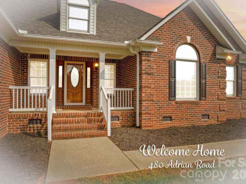 480 Adrian Road, Salisbury, NC 28146.  MLS# CAR4364171, YatesRealty ID 26025. 