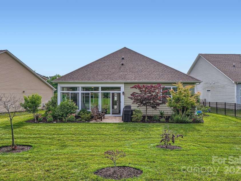 125 Rosebay Drive, Mooresville, NC 28117.  MLS# CAR4269839, YatesRealty ID 26027. Back View