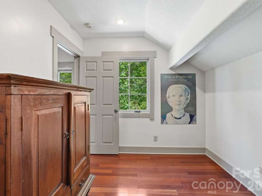 144 Pegg Road, Barnardsville, NC 28709.  MLS# CAR4374425, YatesRealty ID 26033. Second Bedroom on Upper Level