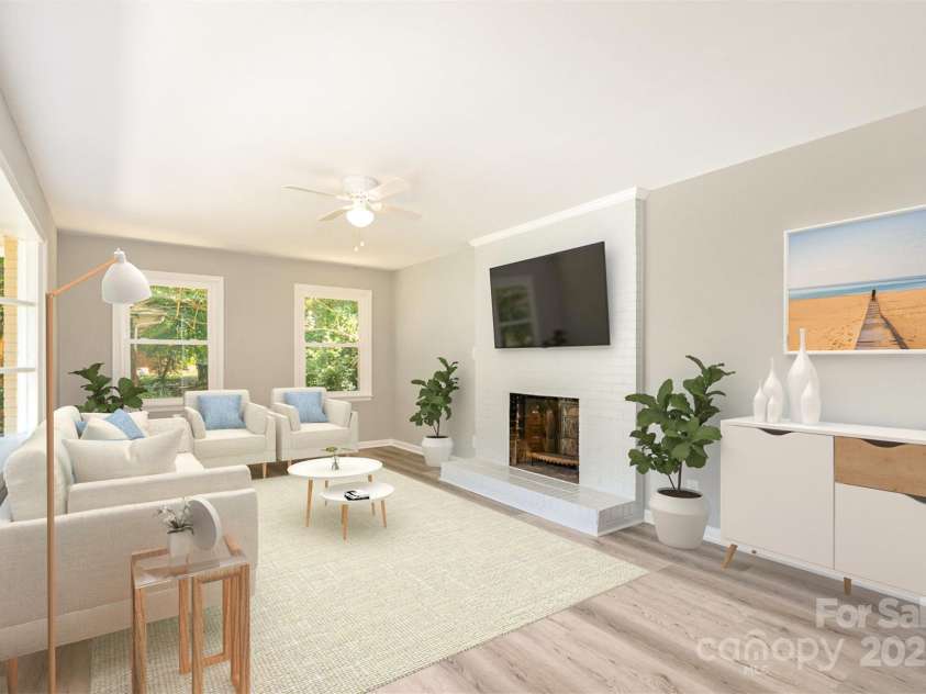 1138 Laurel Street, Salisbury, NC 28144.  MLS# CAR4275626, YatesRealty ID 26042. Virtually Staged