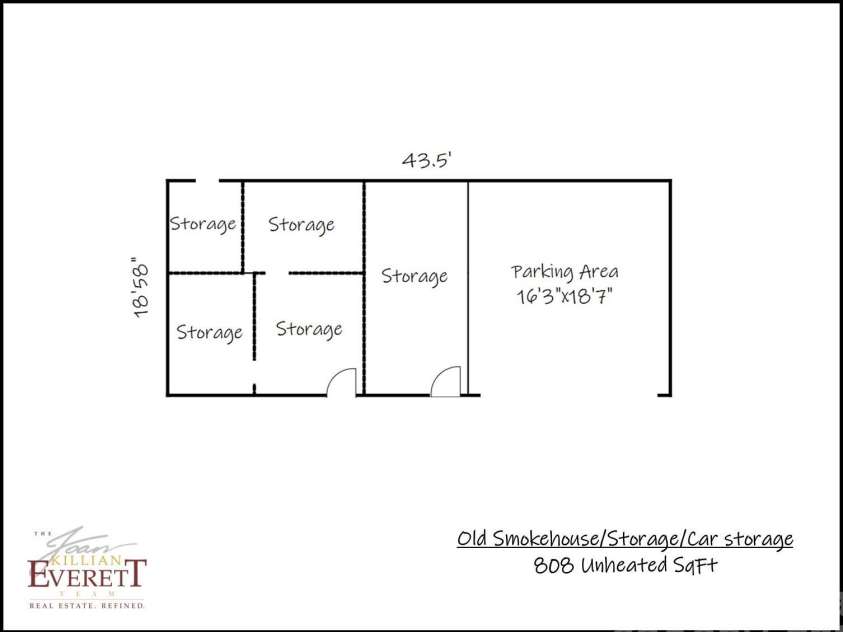 321 9th Street, Hickory, NC 28601.  MLS# CAR4355650, YatesRealty ID 26042. Floor Plan Old Smokehouse