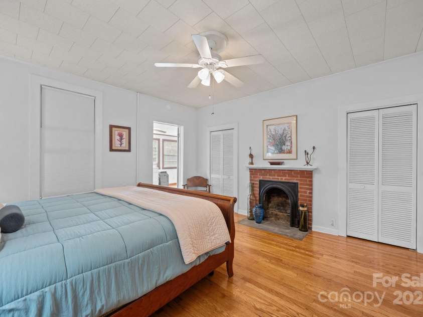 133 Lawson Street, Hot Springs, NC 28743.  MLS# CAR4277872, YatesRealty ID 26044. Primary bedroom on ground fl