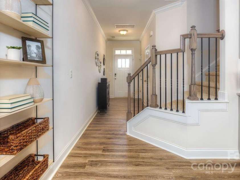 288 Creekview Road, Hendersonville, NC 28792.  MLS# CAR4161750, YatesRealty ID 26070. Stairs to Bedrooms