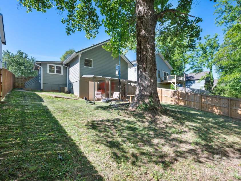 110 Le An Hurst Road, Asheville, NC 28803.  MLS# CAR4374231, YatesRealty ID 26073. Large Backyard
