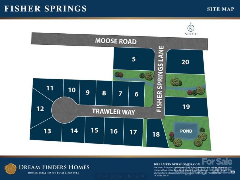 2690 Trawler Way, Kannapolis, NC 28083.  MLS# CAR4280014, YatesRealty ID 26078. *Representative Photo* Site Map