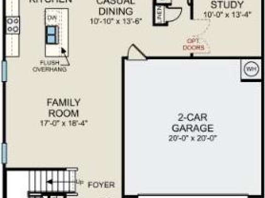 2690 Trawler Way, Kannapolis, NC 28083.  MLS# CAR4280014, YatesRealty ID 26078. *Representative Photo*Floorplan