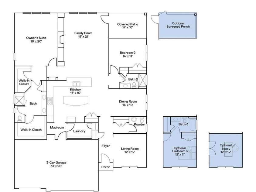 2244 Moon Crest Road, Lancaster, SC 29720.  MLS# CAR4281705, YatesRealty ID 26085. Floorplan