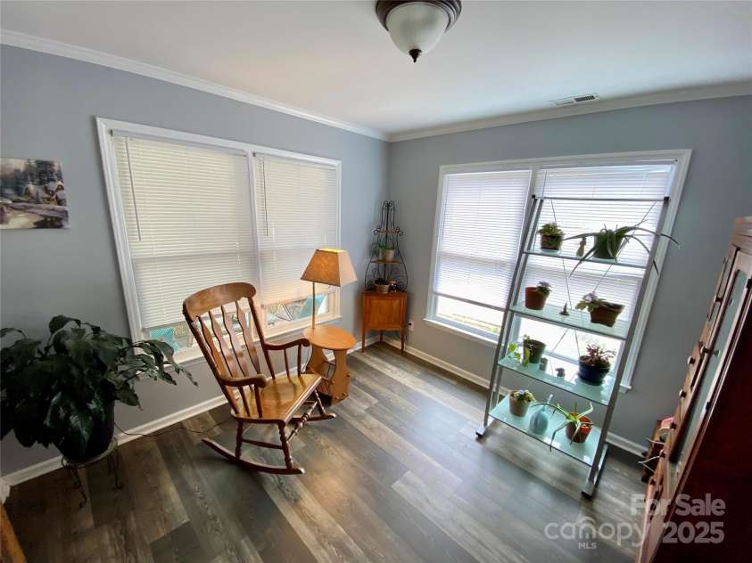 12623 Levins Hall Road, Huntersville, NC 28078.  MLS# CAR4276001, YatesRealty ID 26088. Dining room/office