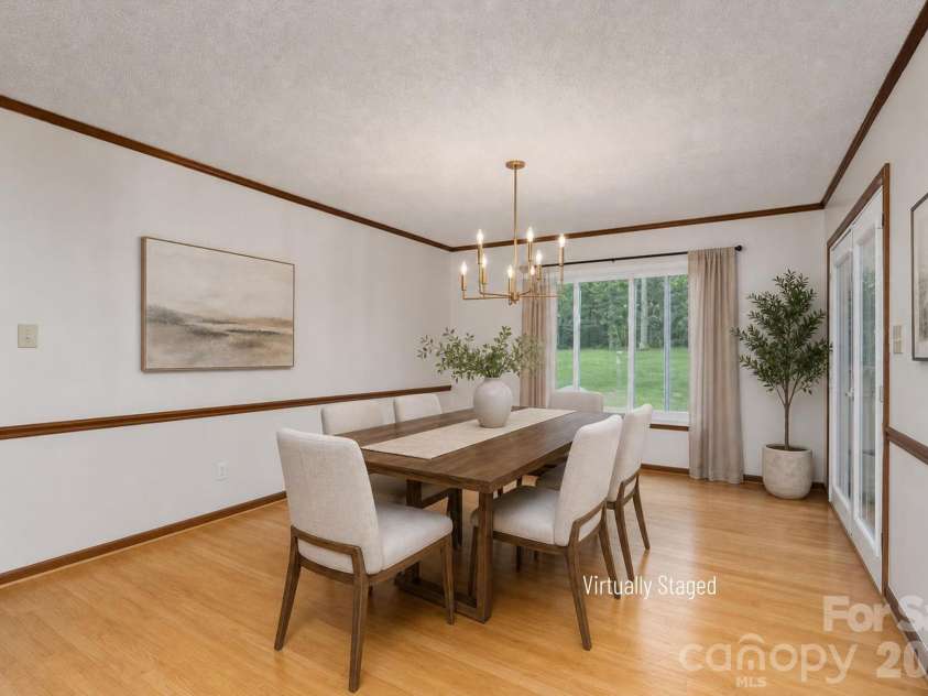 3815 Wild Cherry Road, Shelby, NC 28150.  MLS# CAR4387447, YatesRealty ID 26089. Dining room virtually staged