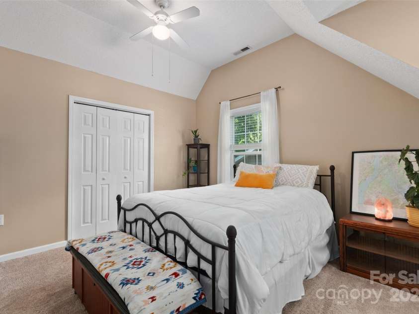 28 Grove Garden Avenue, Candler, NC 28715.  MLS# CAR4278254, YatesRealty ID 26090. Bedroom 2 Upstairs