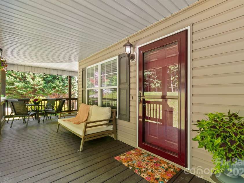 28 Grove Garden Avenue, Candler, NC 28715.  MLS# CAR4278254, YatesRealty ID 26090. Front portch