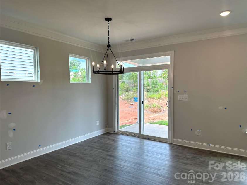 114 Pointer Trail, Troutman, NC 28166.  MLS# CAR4387480, YatesRealty ID 26103. Breakfast Area