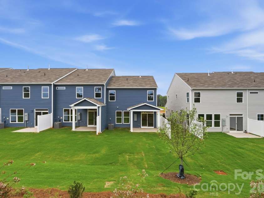 114 Pointer Trail, Troutman, NC 28166.  MLS# CAR4387480, YatesRealty ID 26103. Rear of home