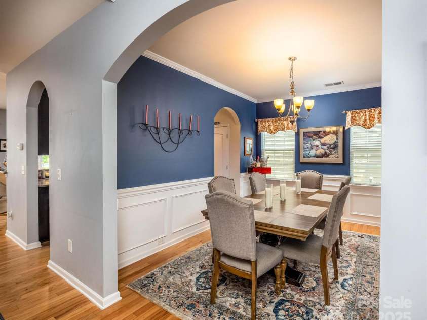 134 Cherry Bark Drive, Mooresville, NC 28117.  MLS# CAR4274473, YatesRealty ID 26107. Dining Area w/Archway