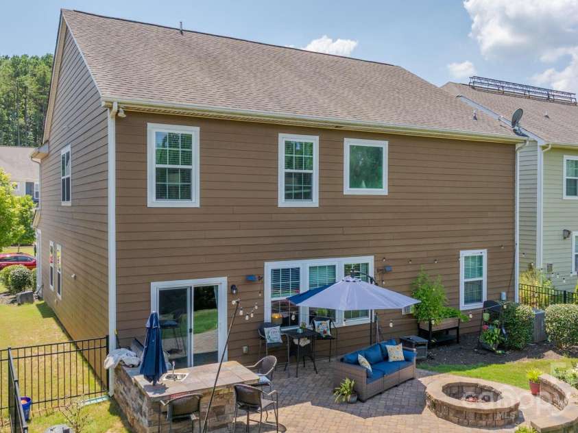134 Cherry Bark Drive, Mooresville, NC 28117.  MLS# CAR4274473, YatesRealty ID 26107. Rear View