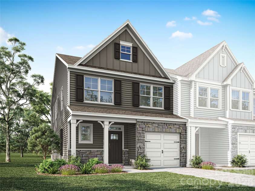 402 Blythe Townhome Lane, Waxhaw, NC 28173.  MLS# CAR4387493, YatesRealty ID 26107. Homesite 104 features a Cary H floorplan