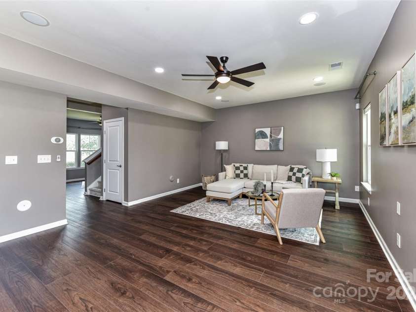 3533 Catherine Creek Place, Davidson, NC 28036.  MLS# CAR4279633, YatesRealty ID 26125. Great Room features ceiling fan/light, recessed lights & open to Kitchen!