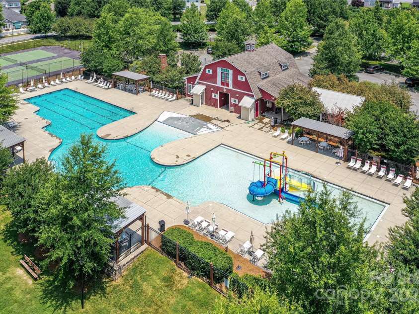 3533 Catherine Creek Place, Davidson, NC 28036.  MLS# CAR4279633, YatesRealty ID 26125. Huge Community Pool with covered areas!