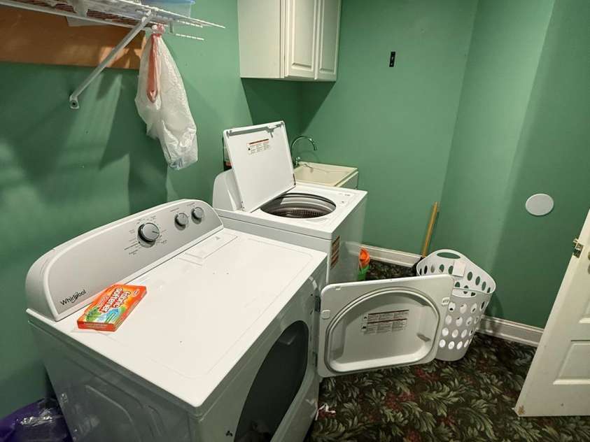 880 Main Street, Marion, NC 28752.  MLS# CAR4372624, YatesRealty ID 26125. Laundry room