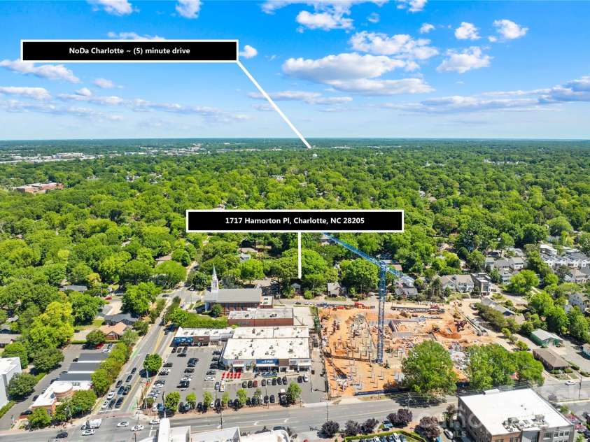 1717 Hamorton Place, Charlotte, NC 28205.  MLS# CAR4381920, YatesRealty ID 26127. 