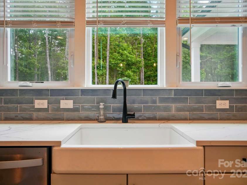 7818 Russell Road, Indian Trail, NC 28079.  MLS# CAR4314616, YatesRealty ID 26129. Farmhouse sink with tons of natural llight