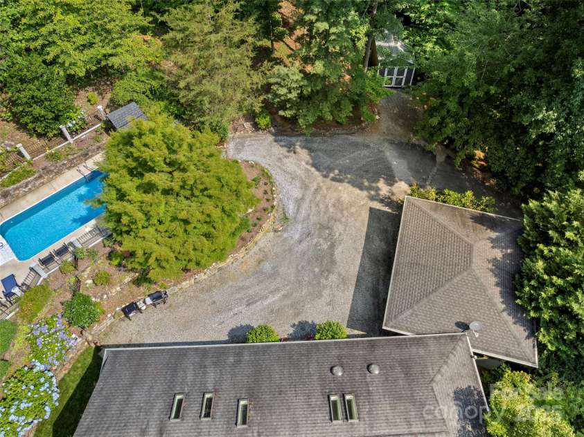64 Wells Lane, Tryon, NC 28782.  MLS# CAR4277197, YatesRealty ID 26131. Drone Shot