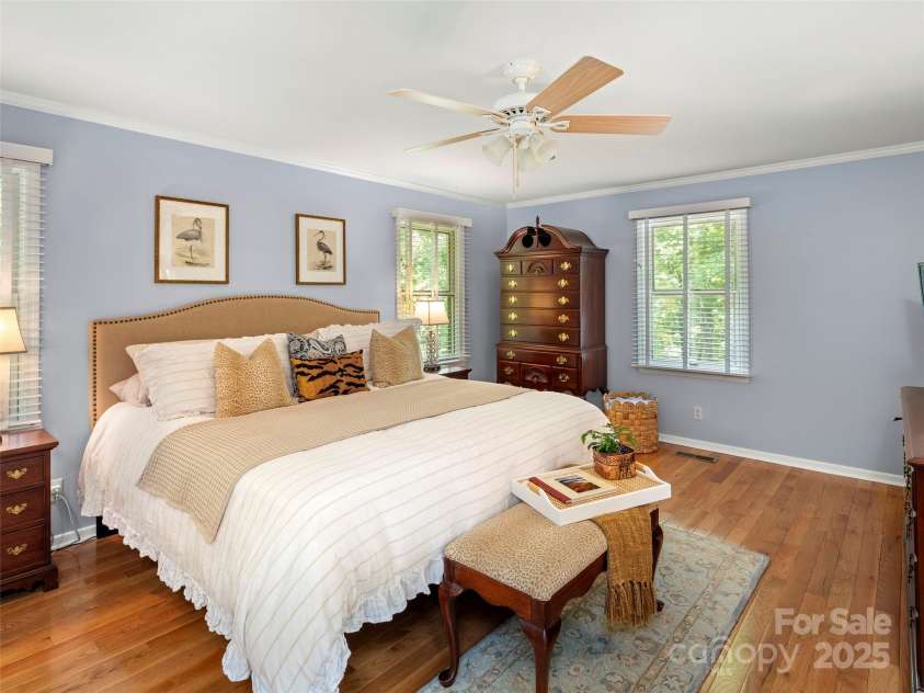 64 Wells Lane, Tryon, NC 28782.  MLS# CAR4277197, YatesRealty ID 26131. Primary Bedroom