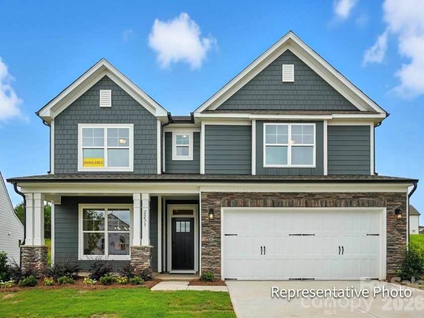 6116 New River Drive, Huntersville, NC 28078.  MLS# CAR4387535, YatesRealty ID 26132. Homesite 94 features a Davidson C floorplan