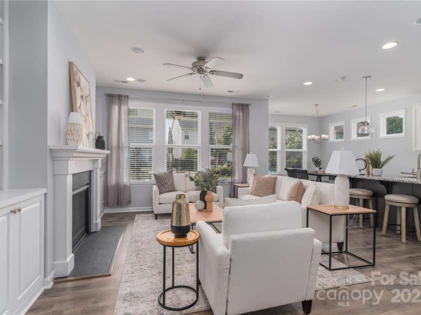 108 Hillston Lane, Mooresville, NC 28115.  MLS# CAR4221088, YatesRealty ID 26133. Living room