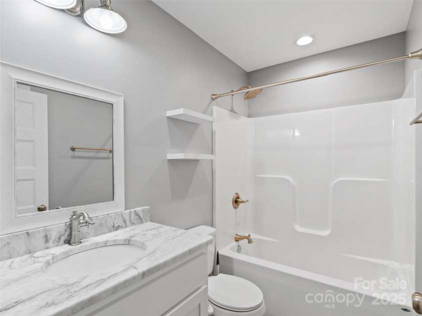 155 Pebble Ridge Road, Spruce Pine, NC 28777.  MLS# CAR4300984, YatesRealty ID 26135. Guest Bathroom