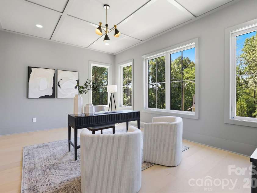 2649 Laburnum Avenue, Charlotte, NC 28205.  MLS# CAR4314719, YatesRealty ID 2614. Office/1st bedroom