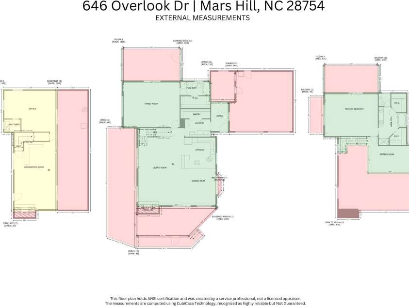 646 Overlook Drive, Mars Hill, NC 28754.  MLS# CAR4224673, YatesRealty ID 2614. 