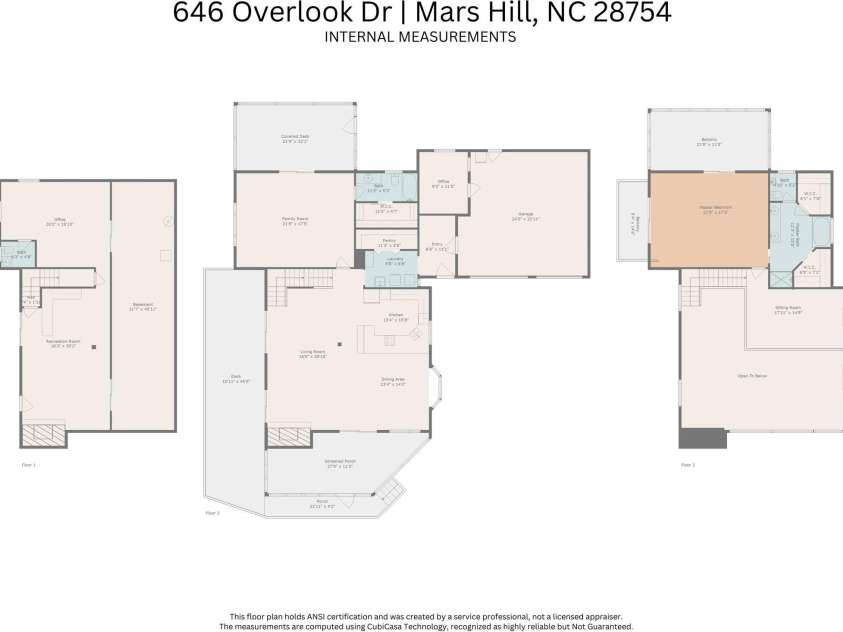 646 Overlook Drive, Mars Hill, NC 28754.  MLS# CAR4224673, YatesRealty ID 2614. 