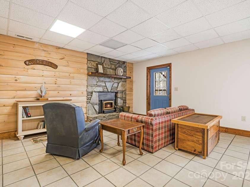 646 Overlook Drive, Mars Hill, NC 28754.  MLS# CAR4224673, YatesRealty ID 2614. Family Room Lower Level