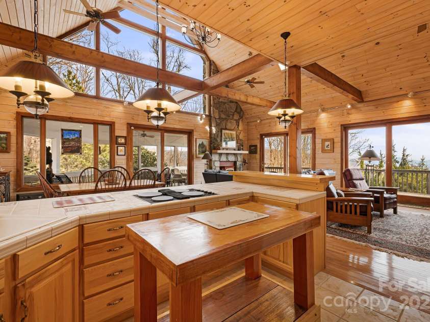 646 Overlook Drive, Mars Hill, NC 28754.  MLS# CAR4224673, YatesRealty ID 2614. Tons of Storage In Kitchen