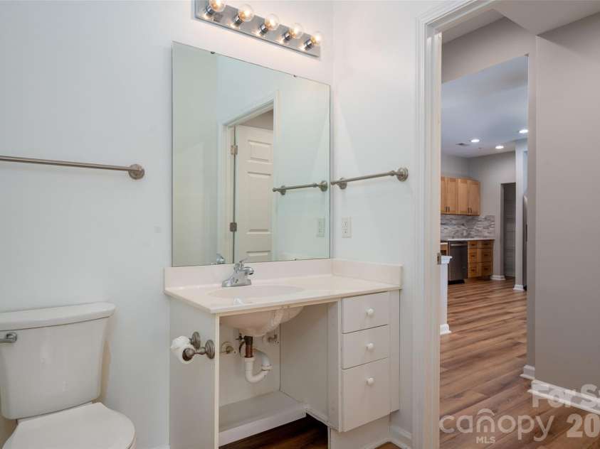 6112 Creft Circle, Indian Trail, NC 28079.  MLS# CAR4416294, YatesRealty ID 26151. Secondary bathroom (vanity adapted for accessibility)