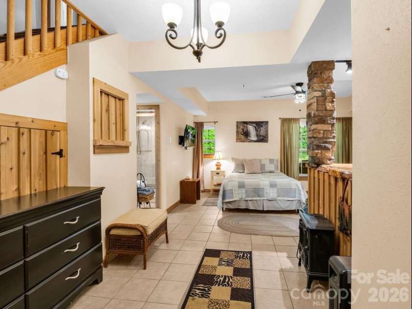 165 Dream Road, Hendersonville, NC 28792.  MLS# CAR4383909, YatesRealty ID 26155. Finished Lower Level