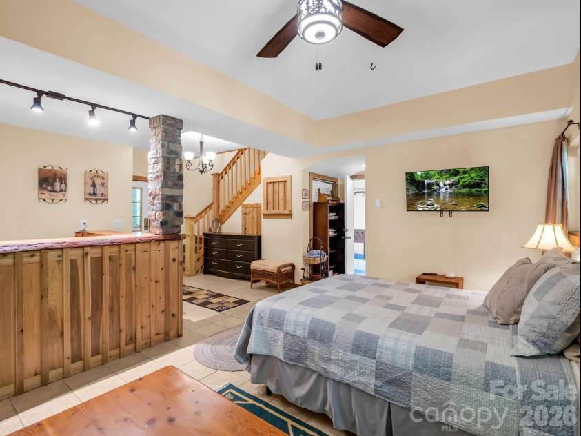 165 Dream Road, Hendersonville, NC 28792.  MLS# CAR4383909, YatesRealty ID 26155. Lower Level Room
