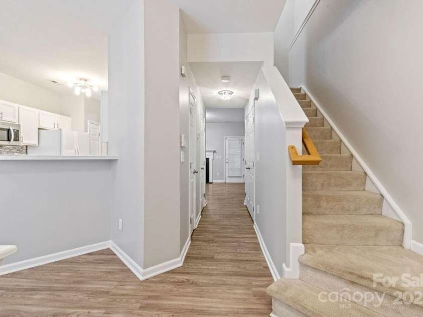 12207 Jessica Place, Charlotte, NC 28269.  MLS# CAR4235868, YatesRealty ID 26157. Entry way from door