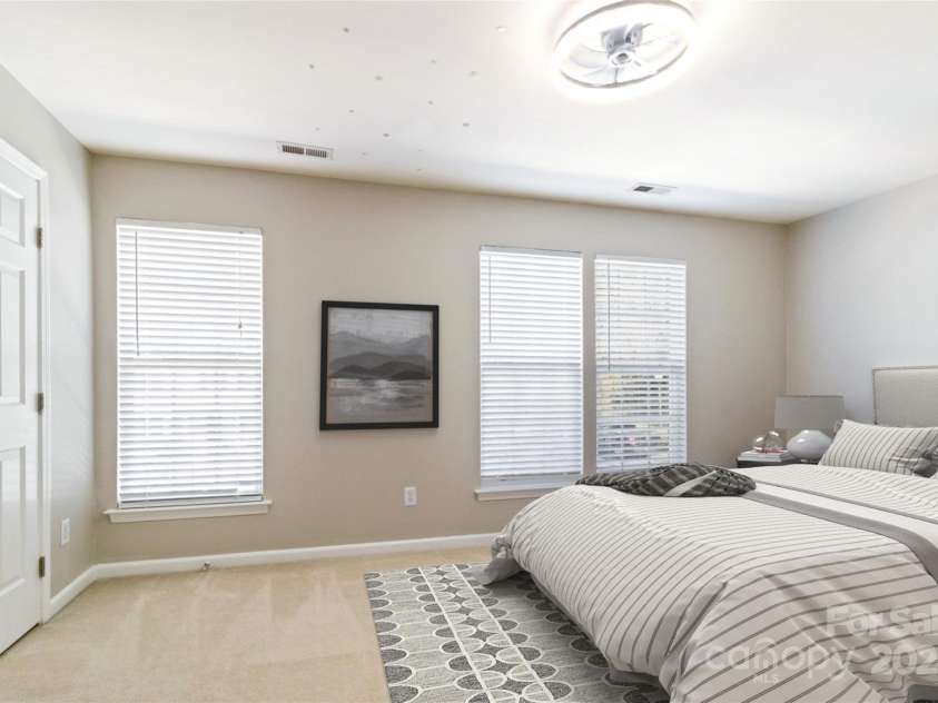 12207 Jessica Place, Charlotte, NC 28269.  MLS# CAR4235868, YatesRealty ID 26157. Virtual Staged Second Bed