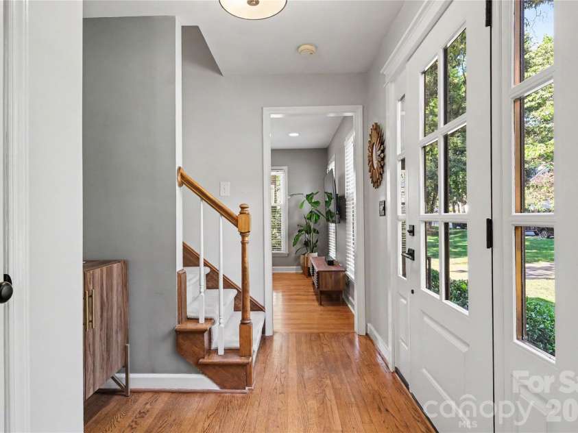 10428 South Hall Drive, Charlotte, NC 28270.  MLS# CAR4383038, YatesRealty ID 26160. Front Entry 