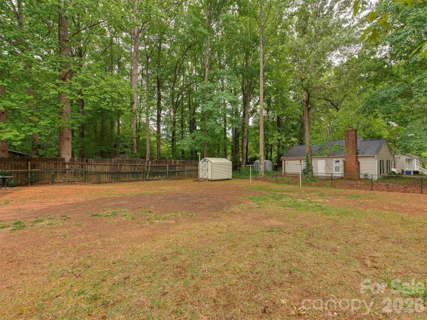 10200 Cairnsmore Place, Mint Hill, NC 28227.  MLS# CAR4377117, YatesRealty ID 26162. Back Yard