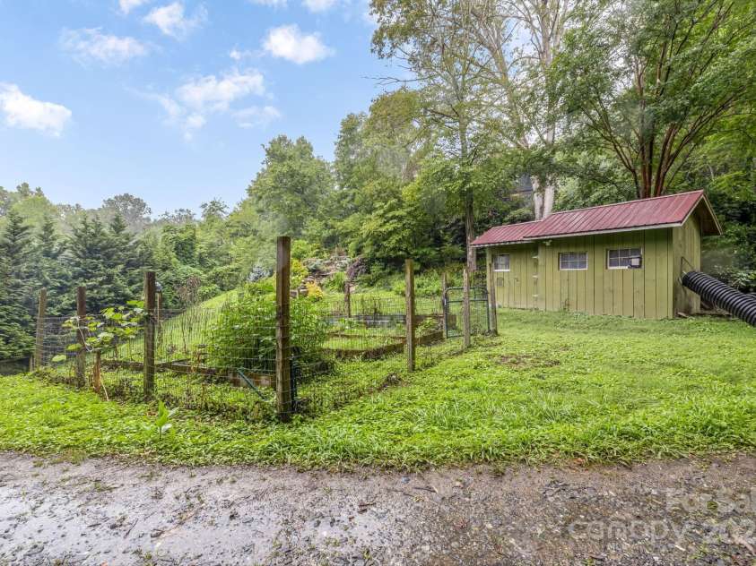 465 Youngs Gap Road, Fletcher, NC 28732.  MLS# CAR4275186, YatesRealty ID 26162. Chicken coop/ag building